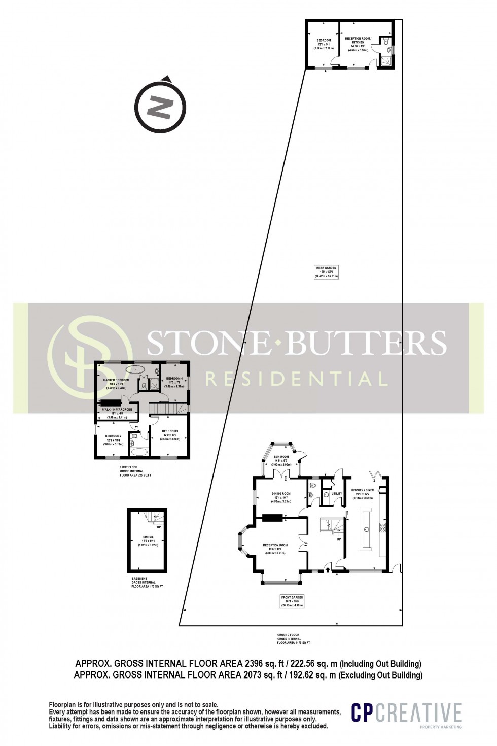 Floorplan for Elstree Road, Bushey Heath, Hertfordshire