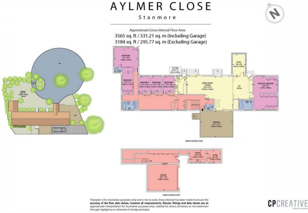 Floorplan for Aylmer Close, Stanmore, Greater London