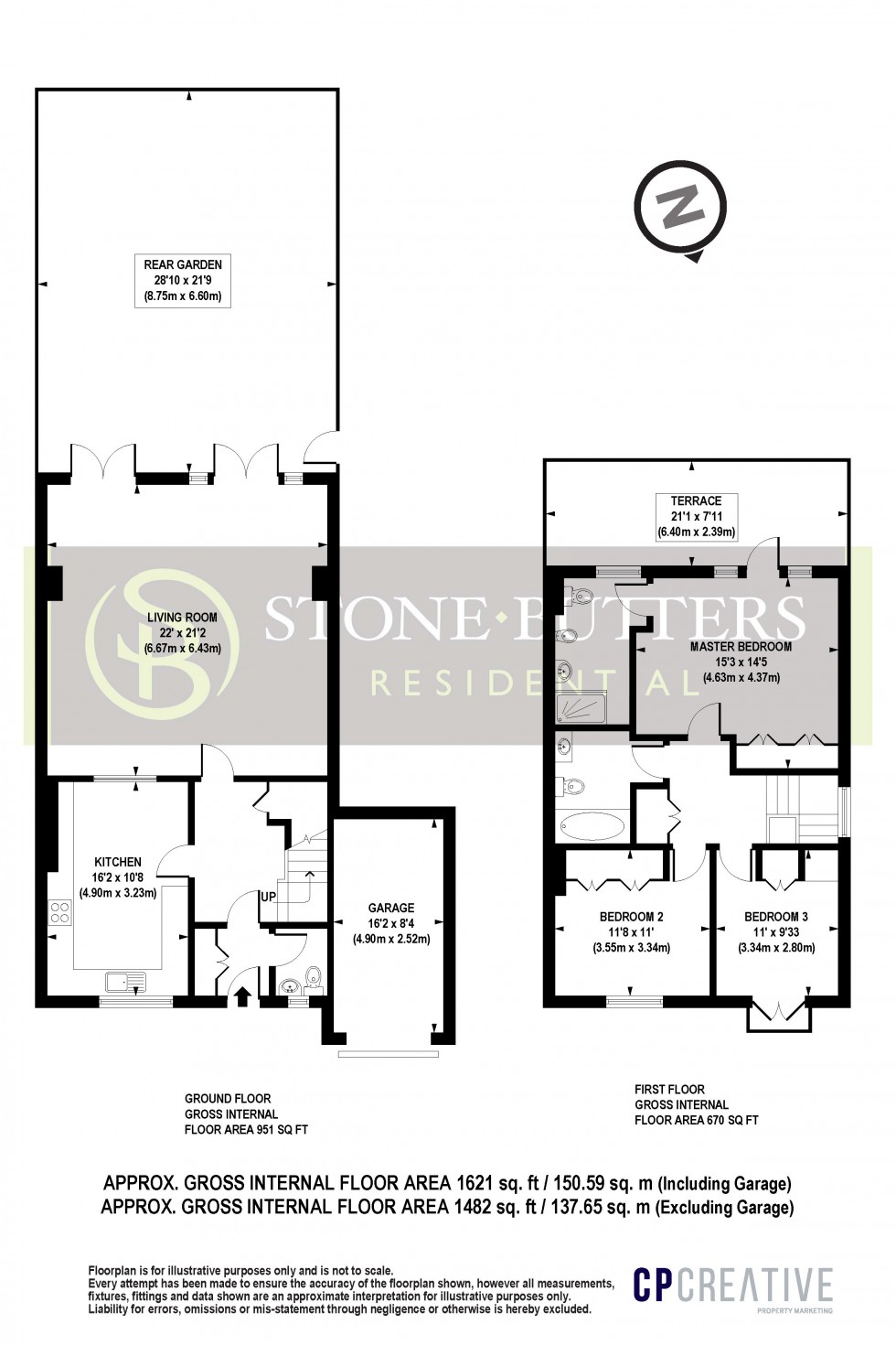 Floorplan for Sunningdale Close, Stanmore, Greater London
