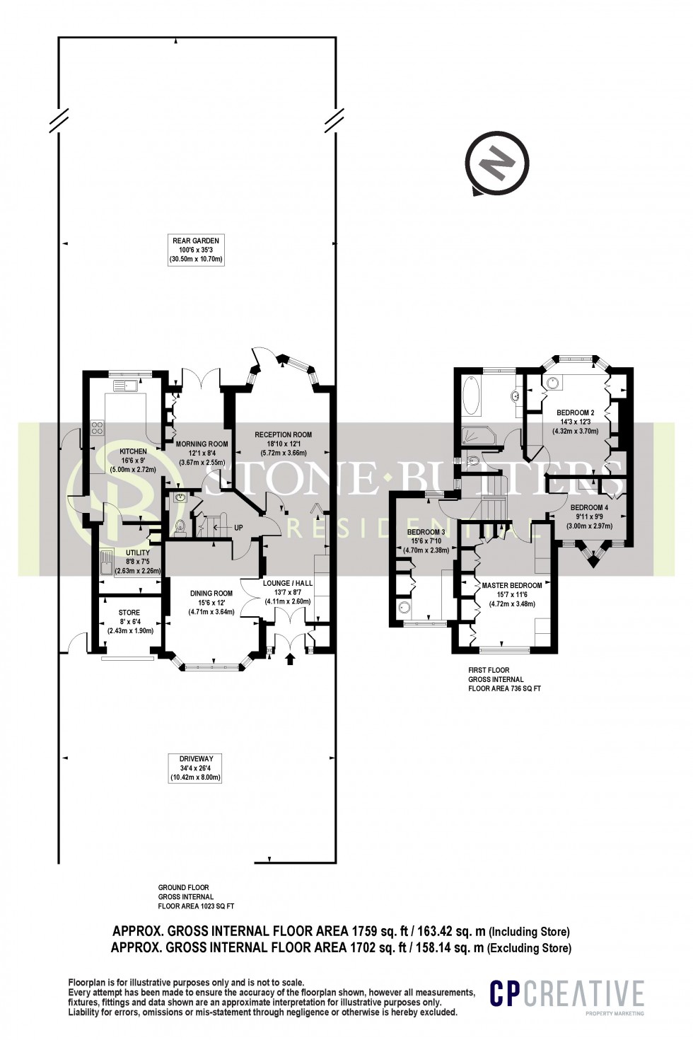 Floorplan for Snaresbrook Drive, Stanmore, Greater London