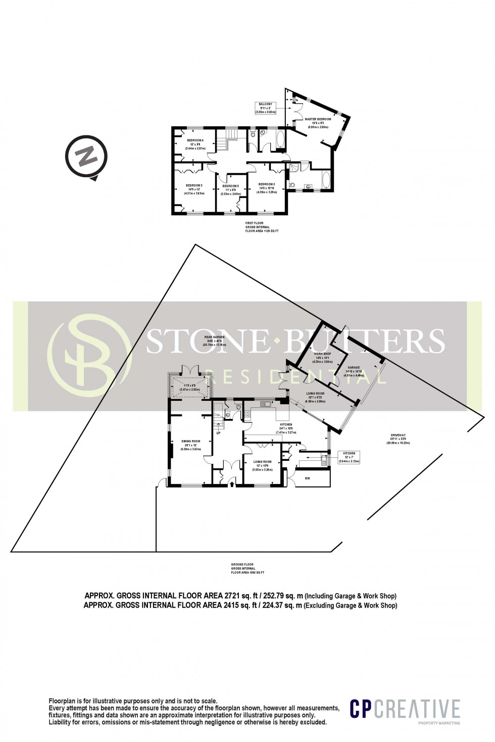 Floorplan for Bushey Heath, Hertfordshire