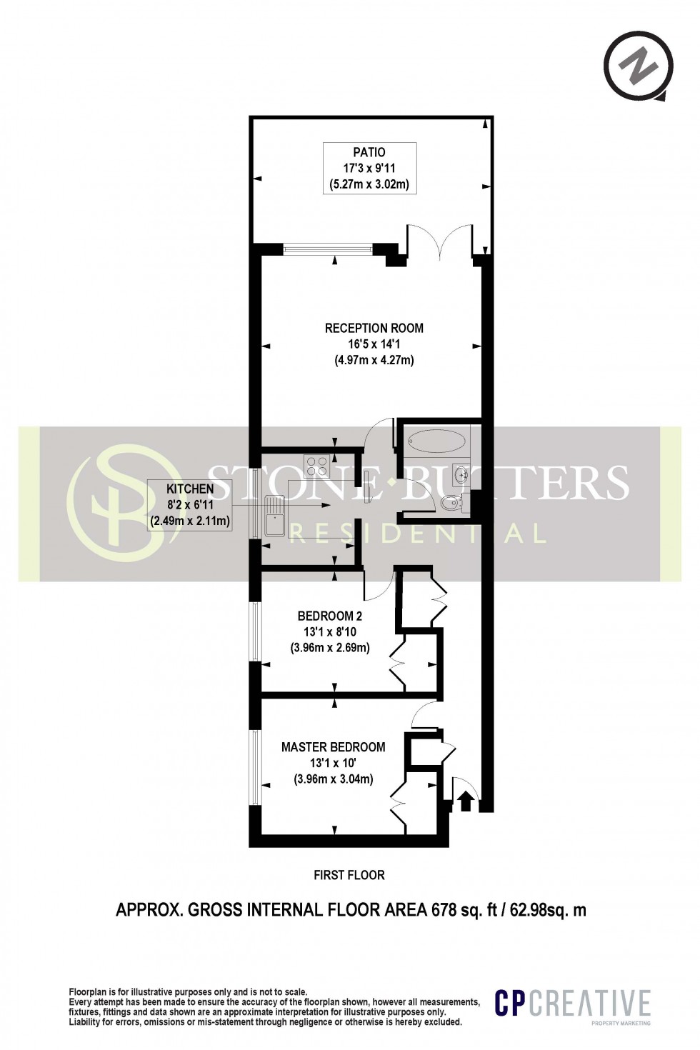 Floorplan for Stanmore Hill, Stanmore, Greater London