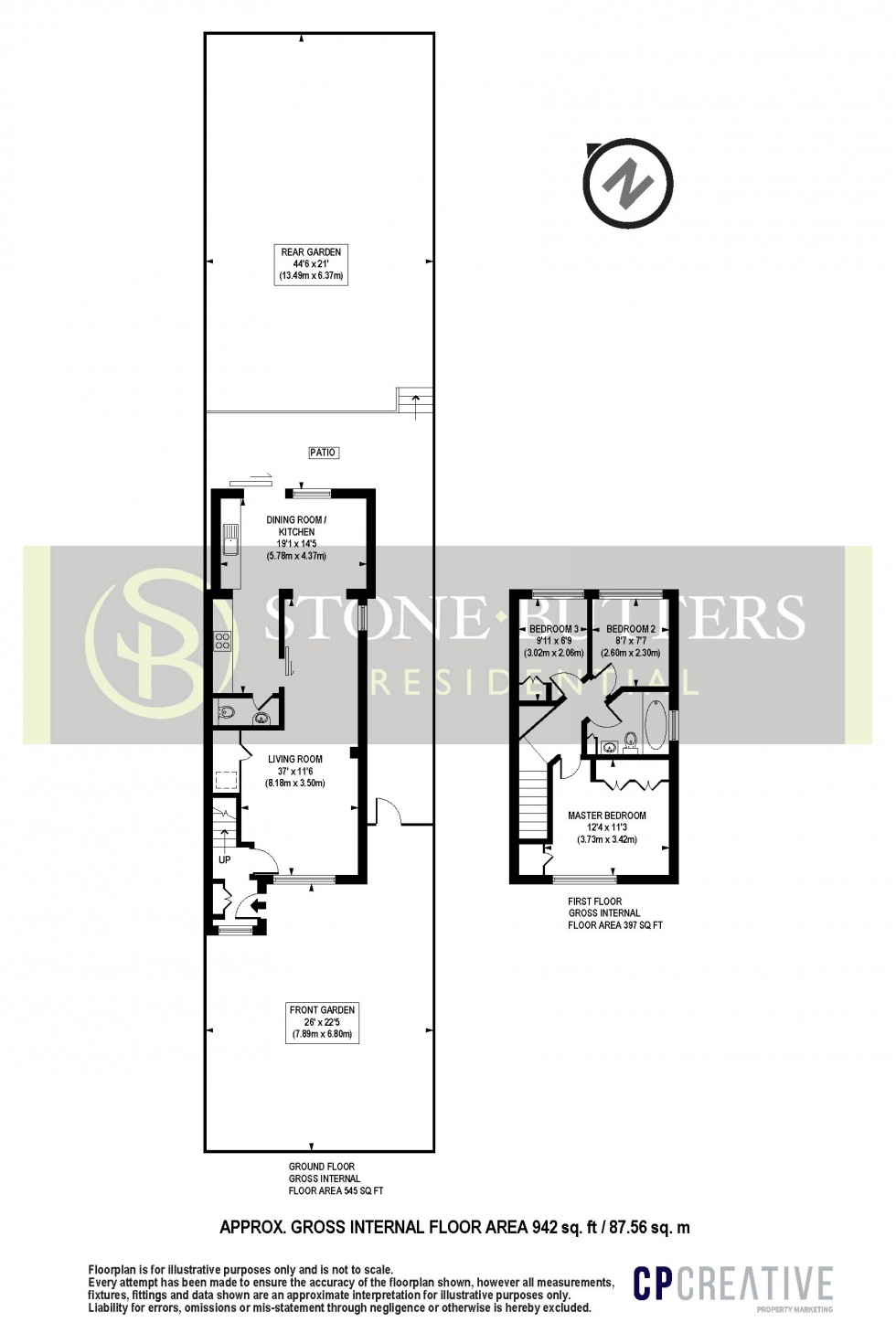 Floorplan for Beech Tree Close, Stanmore, Greater London