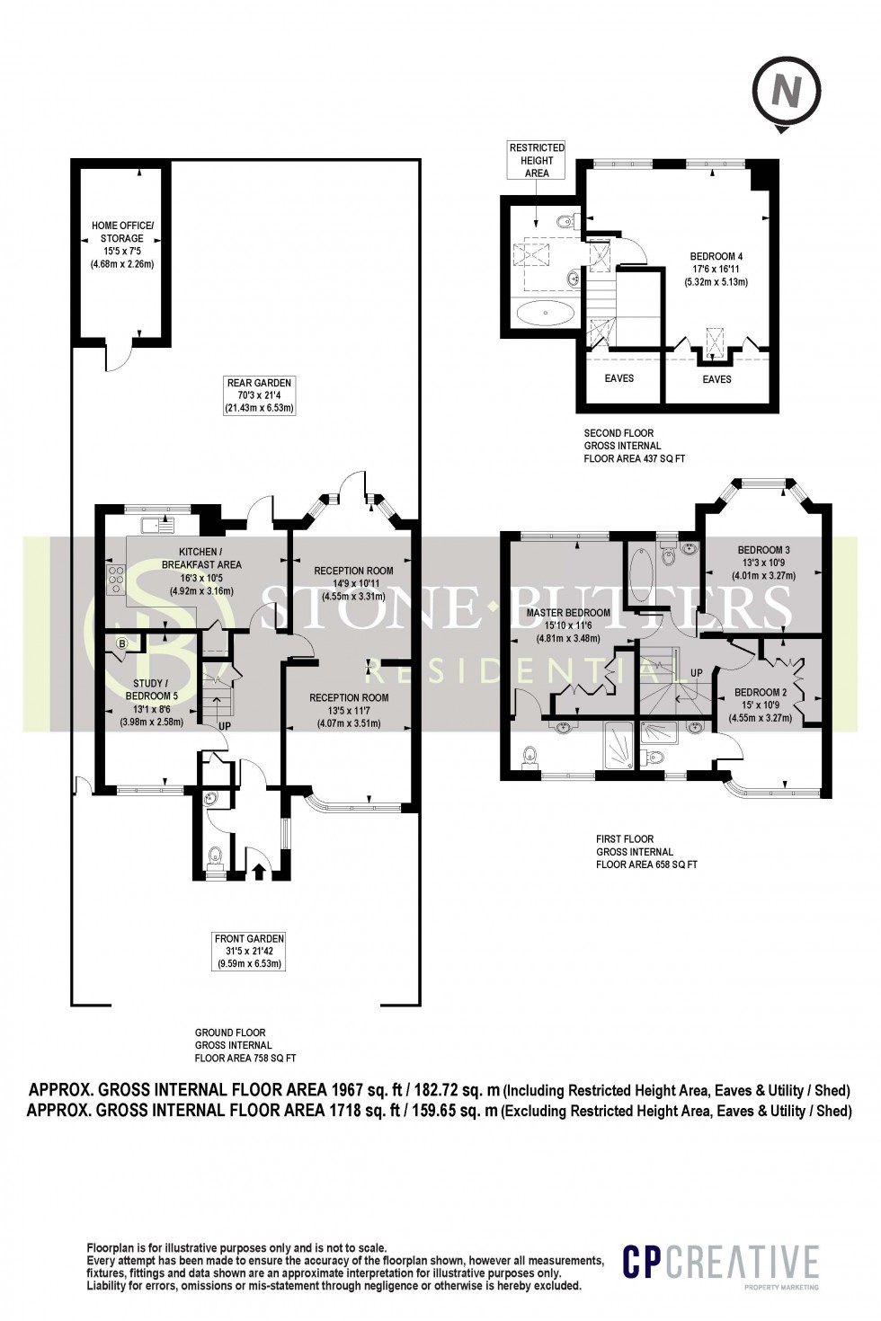 Floorplan for Silverston Way, Stanmore, Greater London