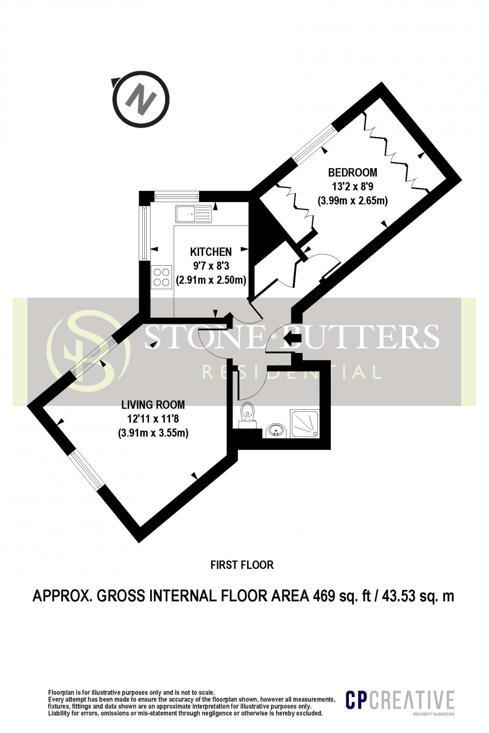 Floorplan for London Road, Stanmore, Greater London