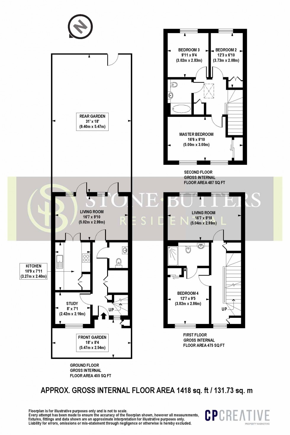 Floorplan for Lacey Drive, Edgware, Greater London